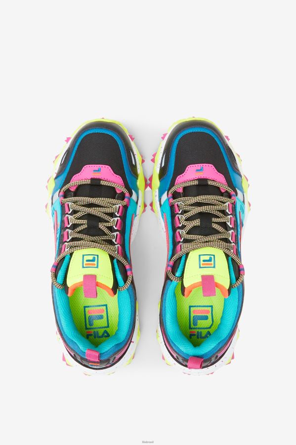 preto/rosa diva/amarelo FILA fila oakmont tr feminino preto/rosa diva/amarelo HXJFD1211