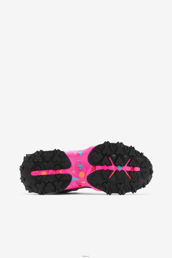 preto/rosa glo/azul FILA fila oakmont tr feminino preto/rosa glo/bluefish HXJFD1261