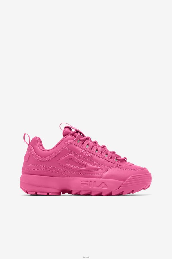 rosa fúcsia FILA disruptor 2 premium feminino fila rosa HXJFD1145