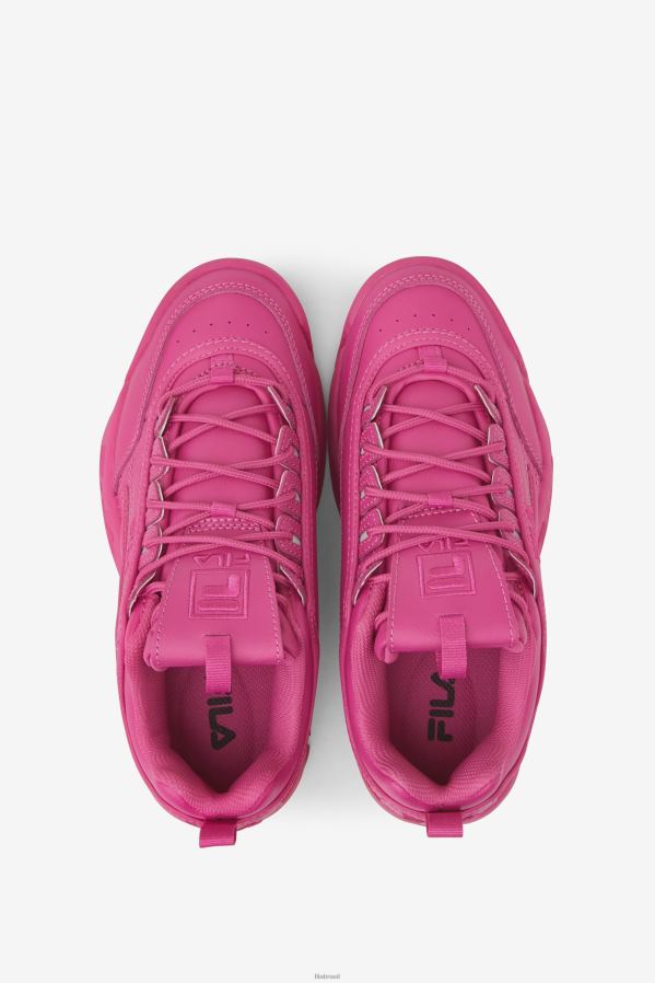 rosa fúcsia FILA disruptor 2 premium feminino fila rosa HXJFD1145