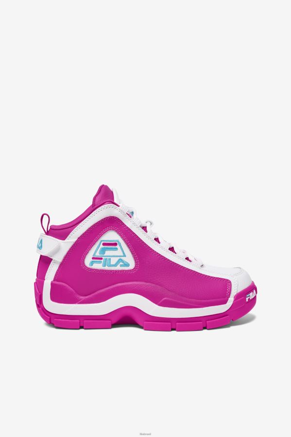 rosa glo/branco/azul FILA fila grant hill 2 feminino rosa glo/branco/bluefish HXJFD1189