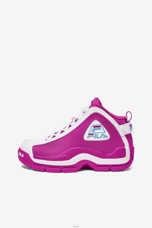 rosa glo/branco/azul FILA fila grant hill 2 feminino rosa glo/branco/bluefish HXJFD1189