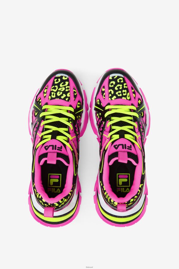 rosa/preto/branco FILA fila eletrove 2 feminino rosa/preto/branco HXJFD1269