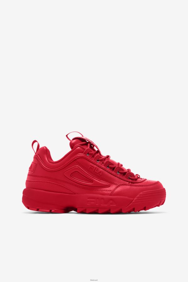 vermelho FILA disruptor 2 feminino vermelho fila HXJFD1161