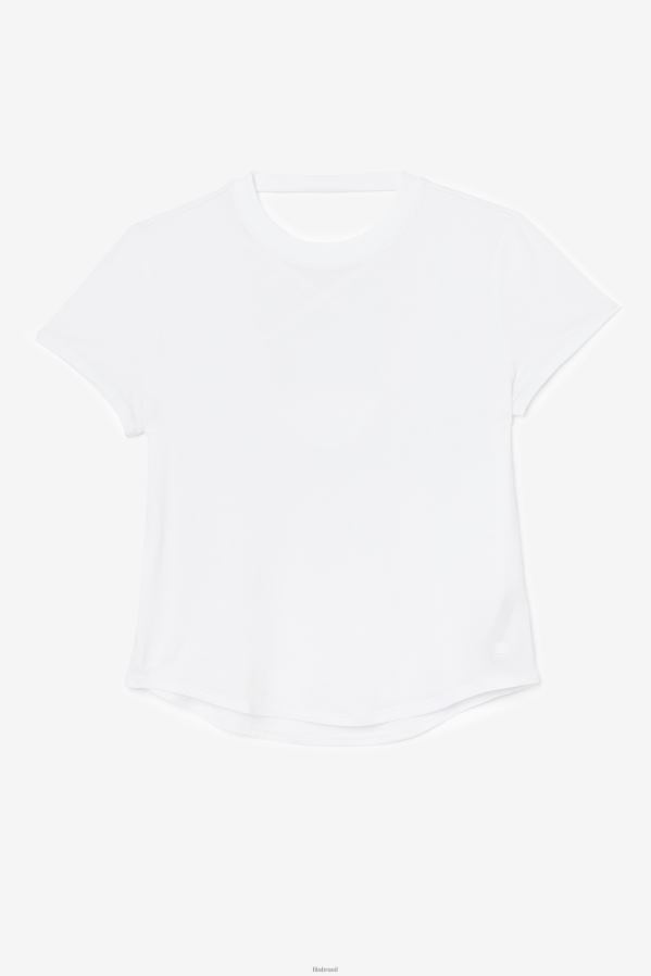 branco FILA blusa manga curta fi-lux branca fila HXJFD1901