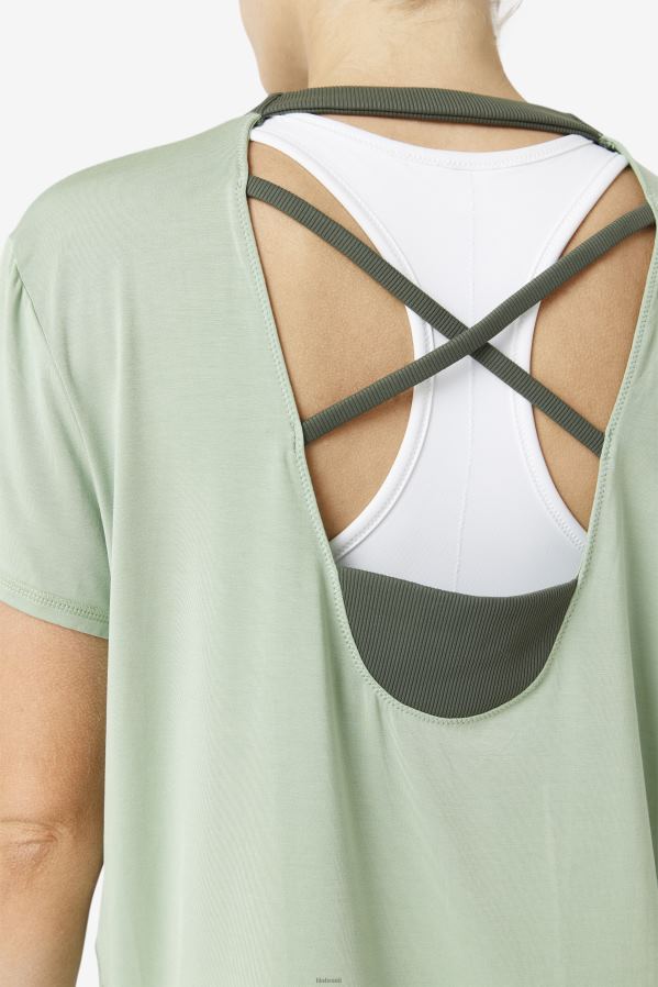 manjericão/tomilho FILA blusa de manga curta fila de manjericão/tomilho fi-lux HXJFD1902