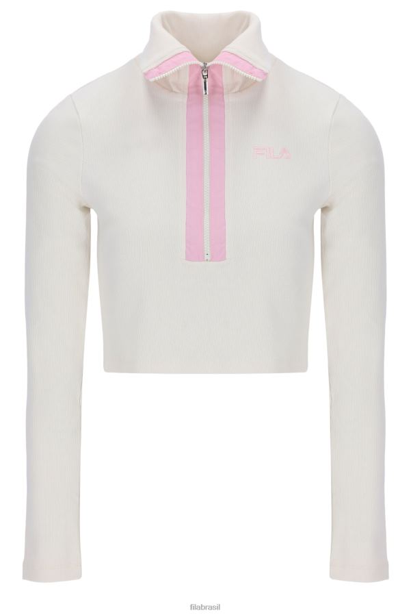 FILA blusa fila imogen com gola larga HXJFD3394