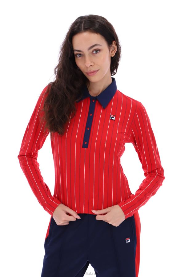 FILA jada polo manga longa bb1 fila HXJFD3422