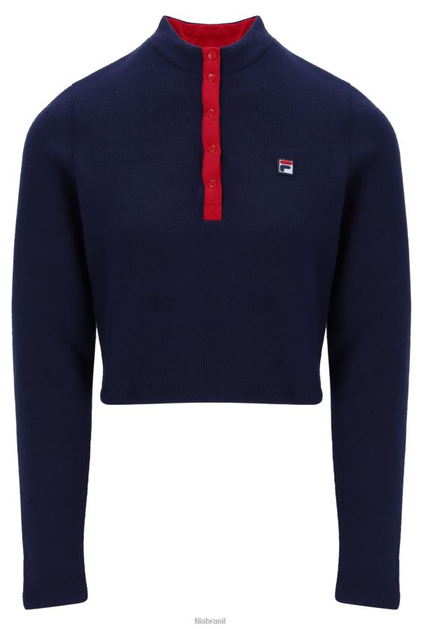 FILA josie blusa gola alta canelada fila HXJFD3434