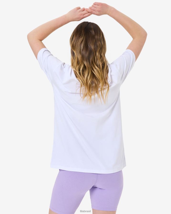 branco FILA camiseta fila branca maddy HXJFD2944