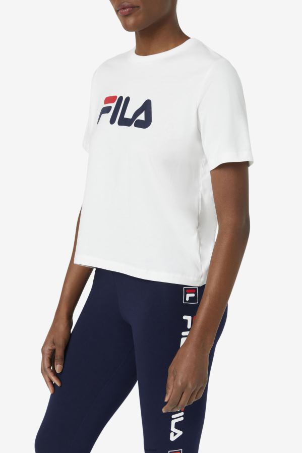 branco FILA camiseta fila branca miss eagle HXJFD1408