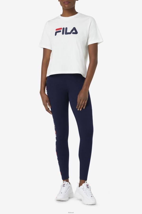 branco FILA camiseta fila branca miss eagle HXJFD1408