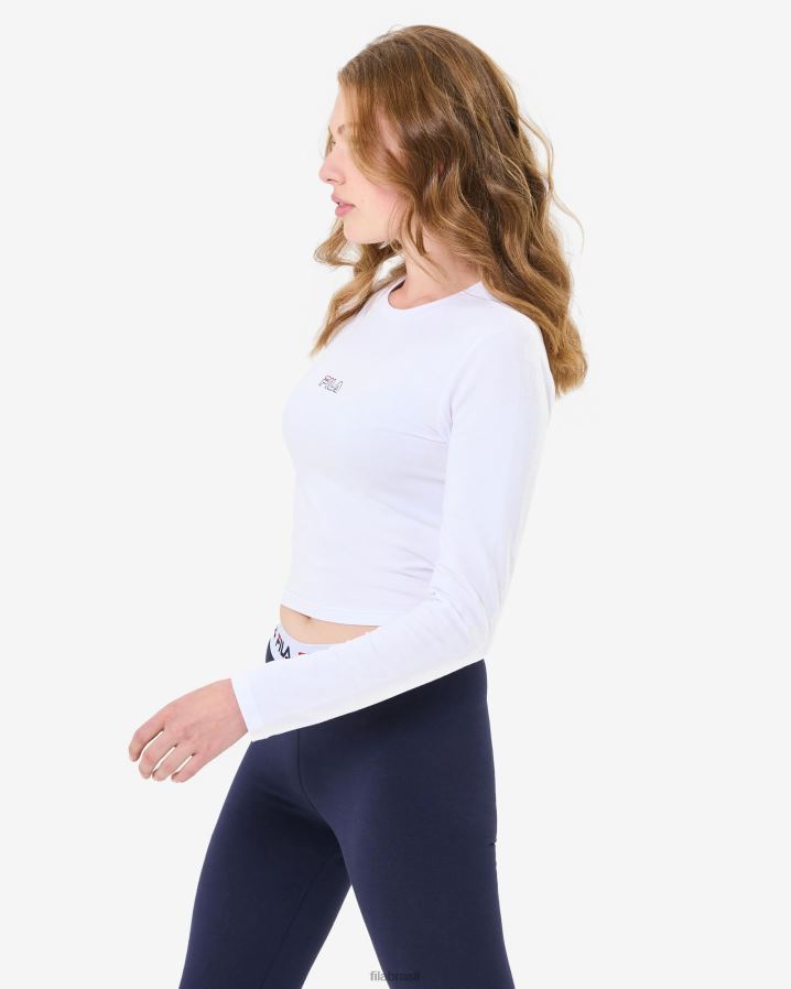 branco FILA camiseta fila branca sage HXJFD2934