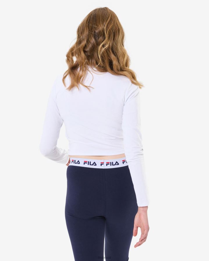 branco FILA camiseta fila branca sage HXJFD2934