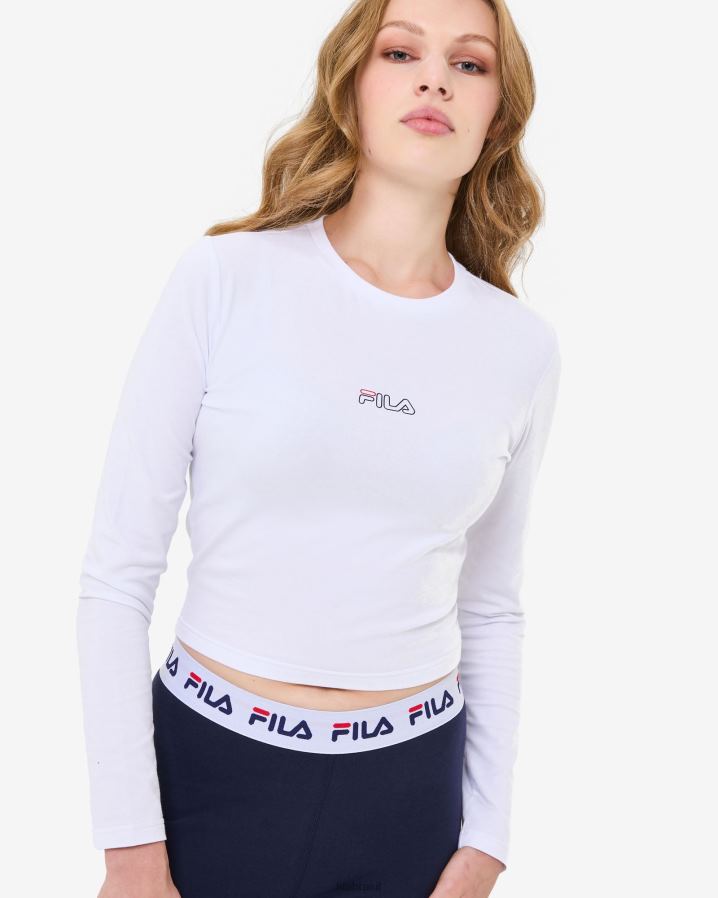 branco FILA camiseta fila branca sage HXJFD2934