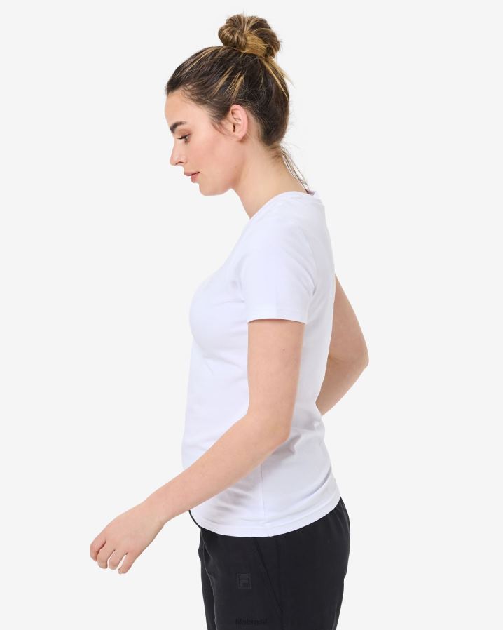 branco FILA camiseta fila yuna branca HXJFD2935