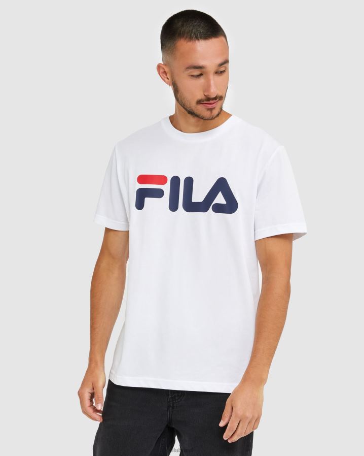 branco FILA camiseta unissex branca clássica fila HXJFD2436