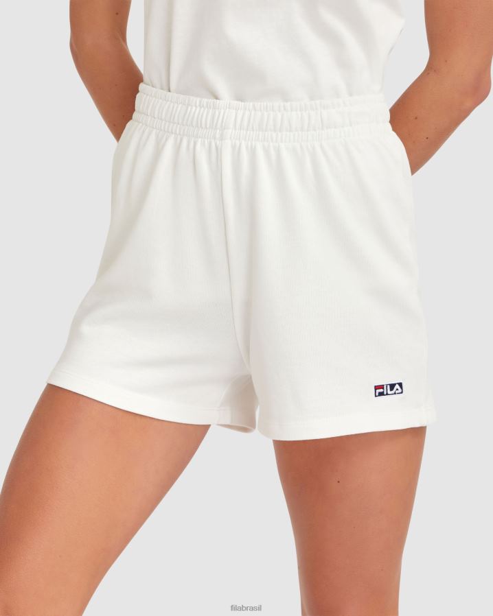 branco FILA fila imogen short branco feminino HXJFD2844