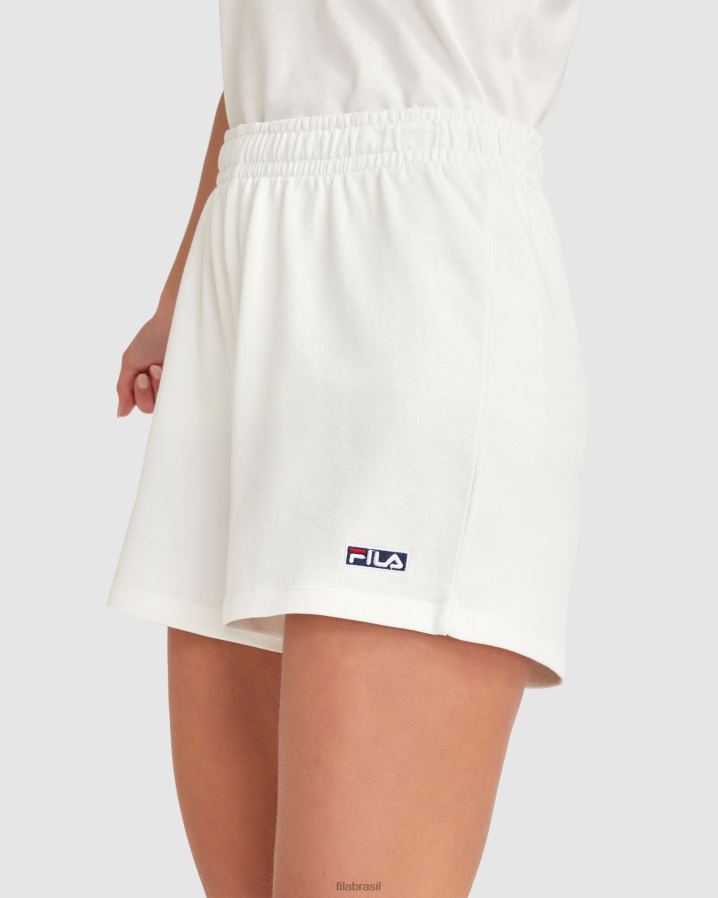 branco FILA fila imogen short branco feminino HXJFD2844