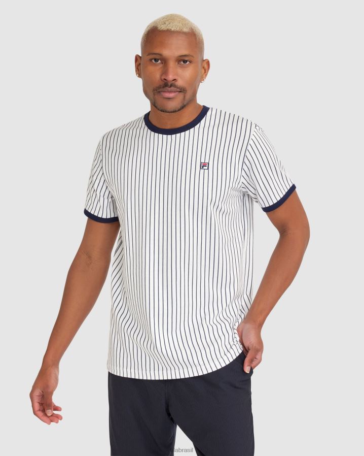 branco FILA fila wyatt ringer masculino HXJFD2384