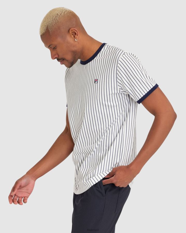 branco FILA fila wyatt ringer masculino HXJFD2384