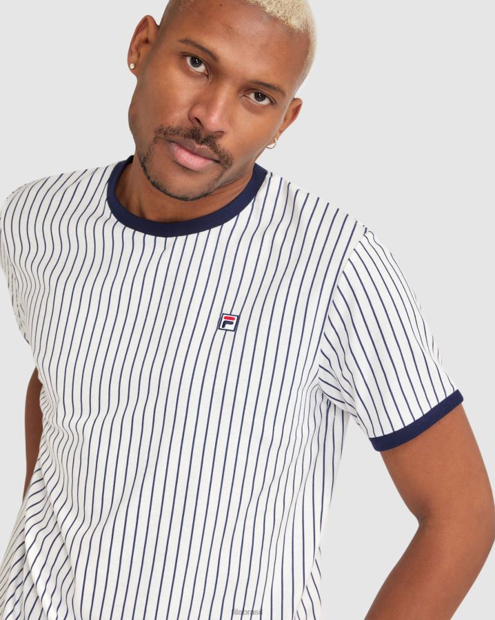 branco FILA fila wyatt ringer masculino HXJFD2384