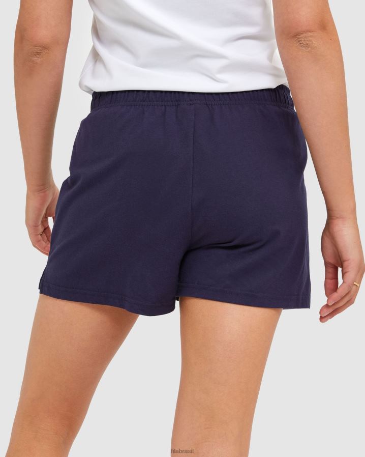nova marinha FILA bermuda feminina fila new Navy Classic HXJFD2872