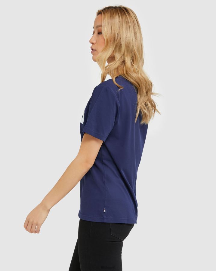 nova marinha FILA camiseta fila classic unissex HXJFD2437