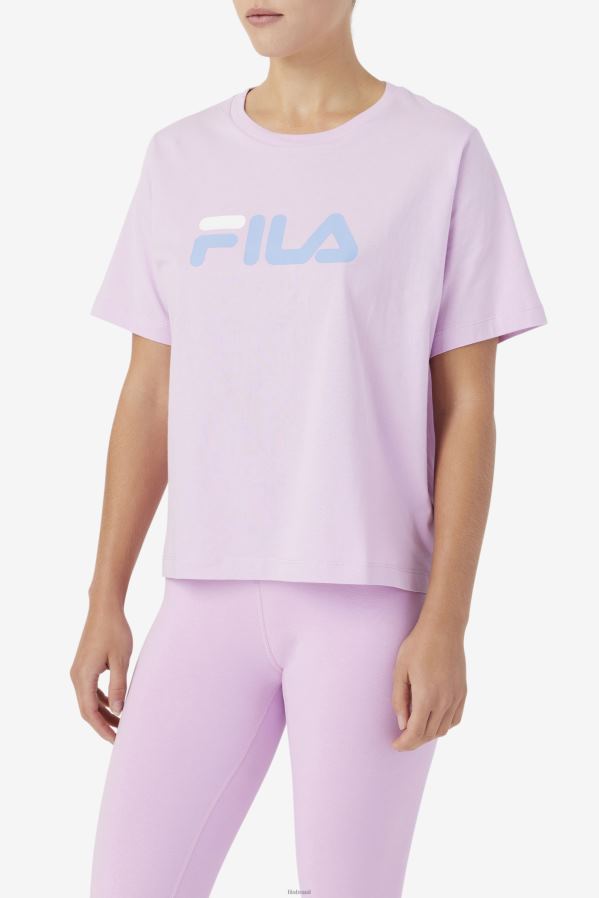 orquídea/azul/branco FILA orquídea/azul/branco thea tee fila HXJFD1452