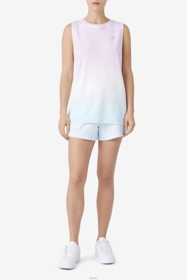 orquídea/azul/pêssego tenro FILA top betti sem mangas orquídea/azul/tender pêssego fila HXJFD1481