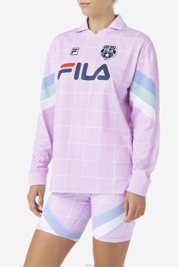 orquídea/branco/éter FILA camisa de goleiro fila orquídea/branca/éter zorra HXJFD1378