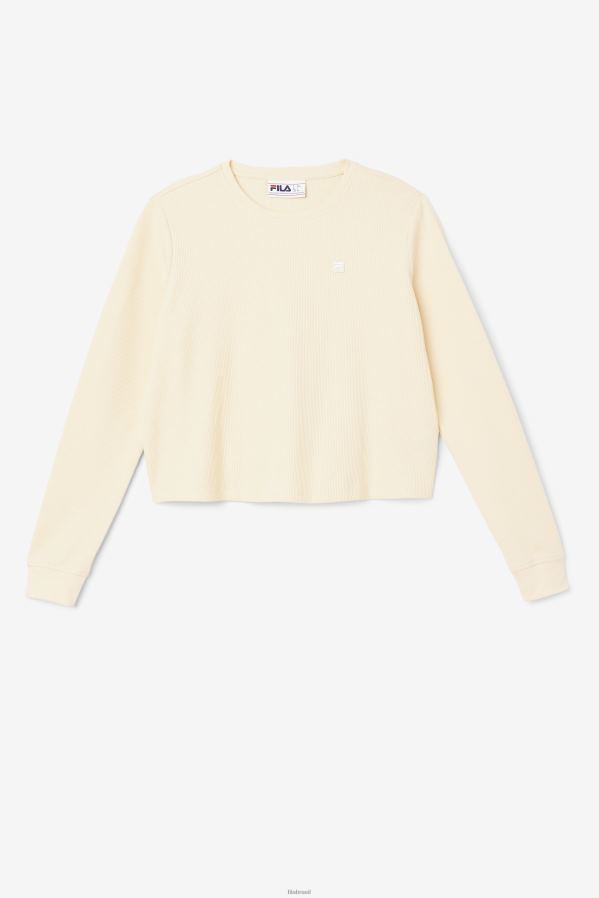 pêssego tenro FILA camisa manga longa fila lina HXJFD1417