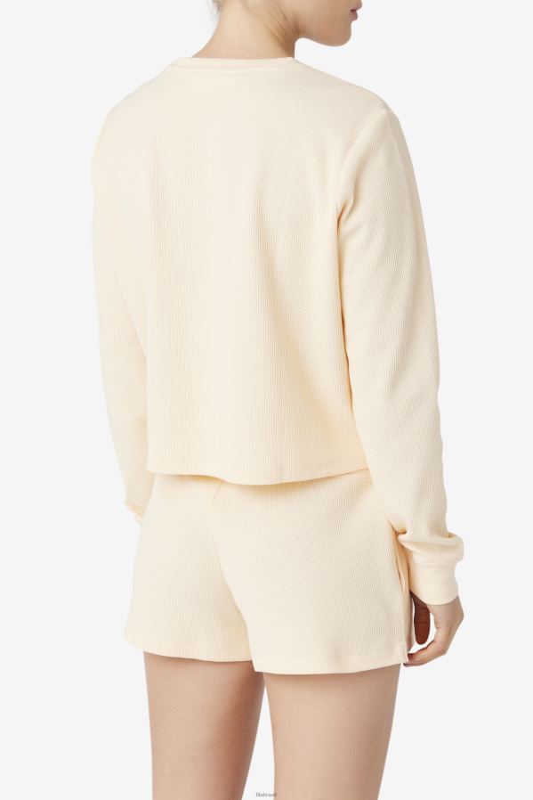 pêssego tenro FILA camisa manga longa fila lina HXJFD1417