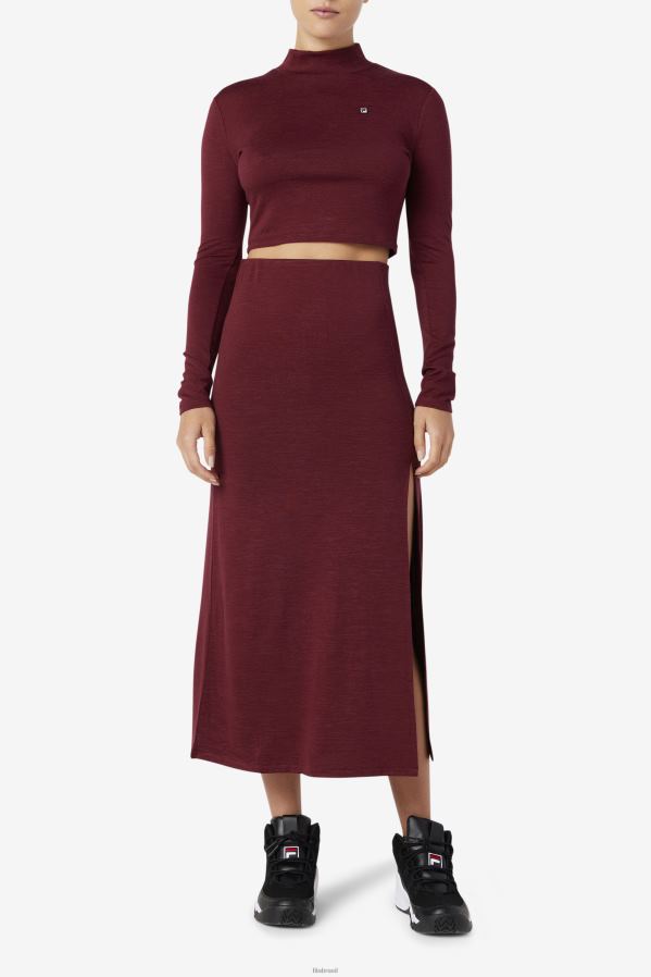 porto fulvo FILA blusa fila tawny port luise gola alta HXJFD1414