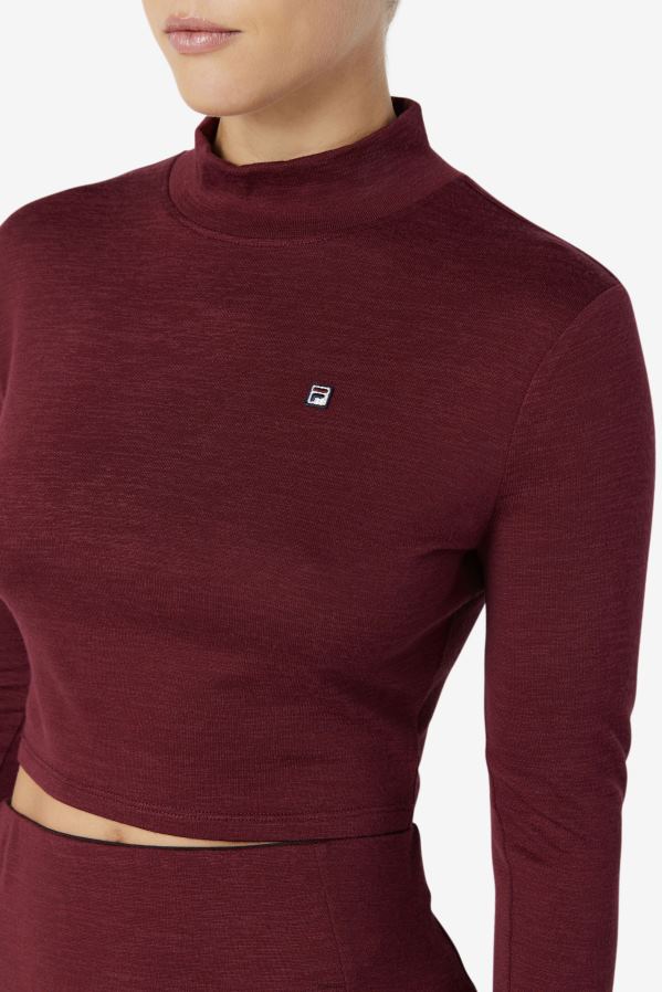 porto fulvo FILA blusa fila tawny port luise gola alta HXJFD1414