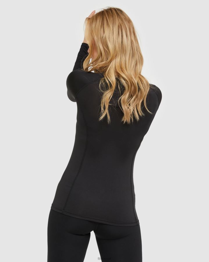 preto FILA camiseta fila classic feminina preta HXJFD2905