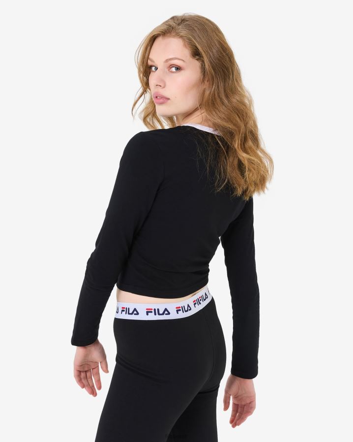 preto FILA camiseta fila preta HXJFD2936