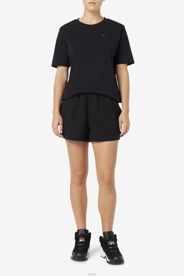 preto FILA camiseta fila preta doran HXJFD1432