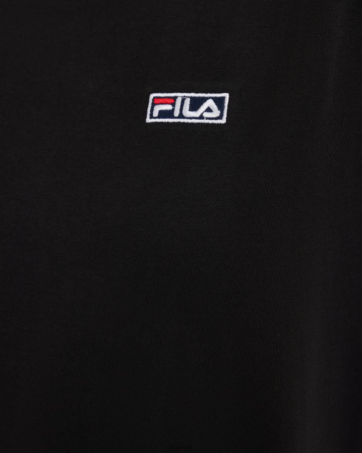 preto FILA camiseta fila preta feminina HXJFD2847