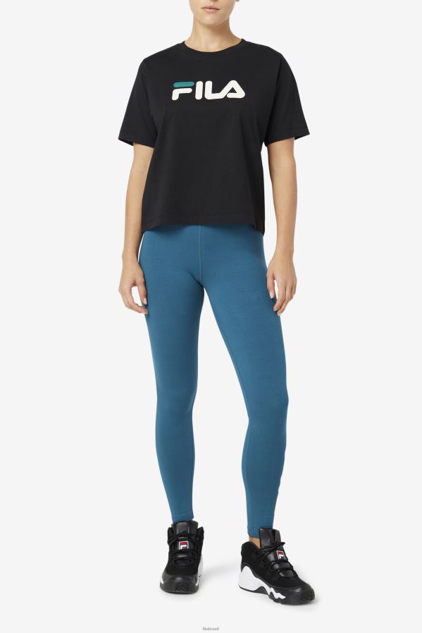 preto FILA camiseta fila thea preta HXJFD1447