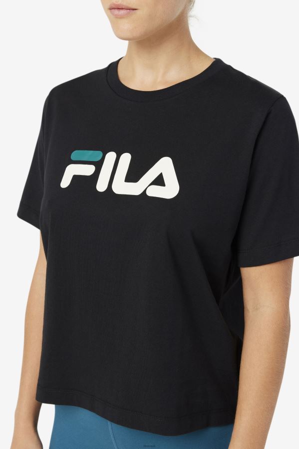 preto FILA camiseta fila thea preta HXJFD1447