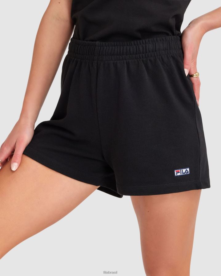 preto FILA short fila imogen feminino preto HXJFD2828