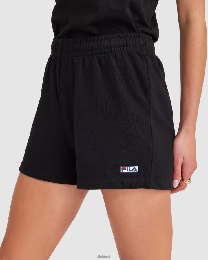 preto FILA short fila imogen feminino preto HXJFD2828