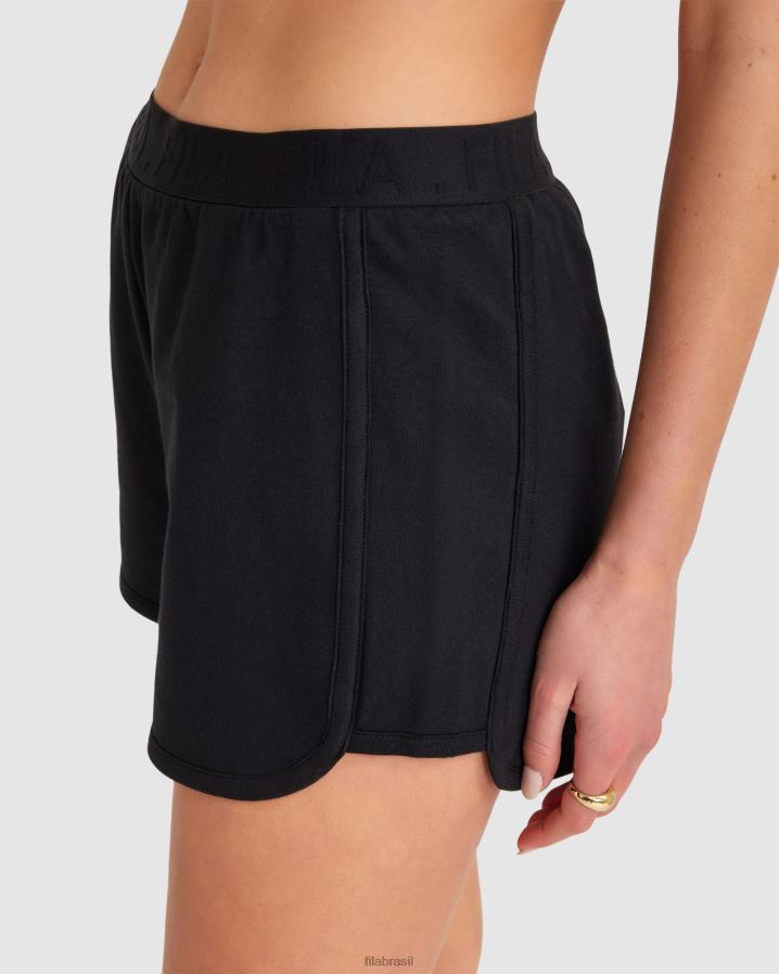 preto FILA short fila spencer feminino preto HXJFD2816