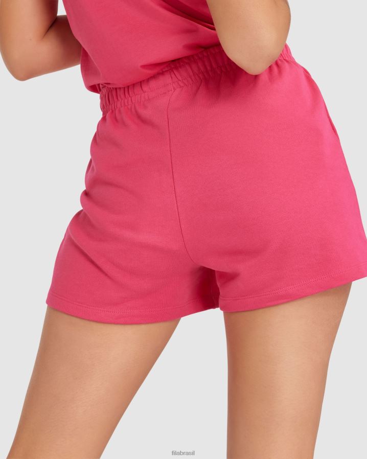 rosa mexicano FILA short fila fila mexicano feminino imogen HXJFD2848