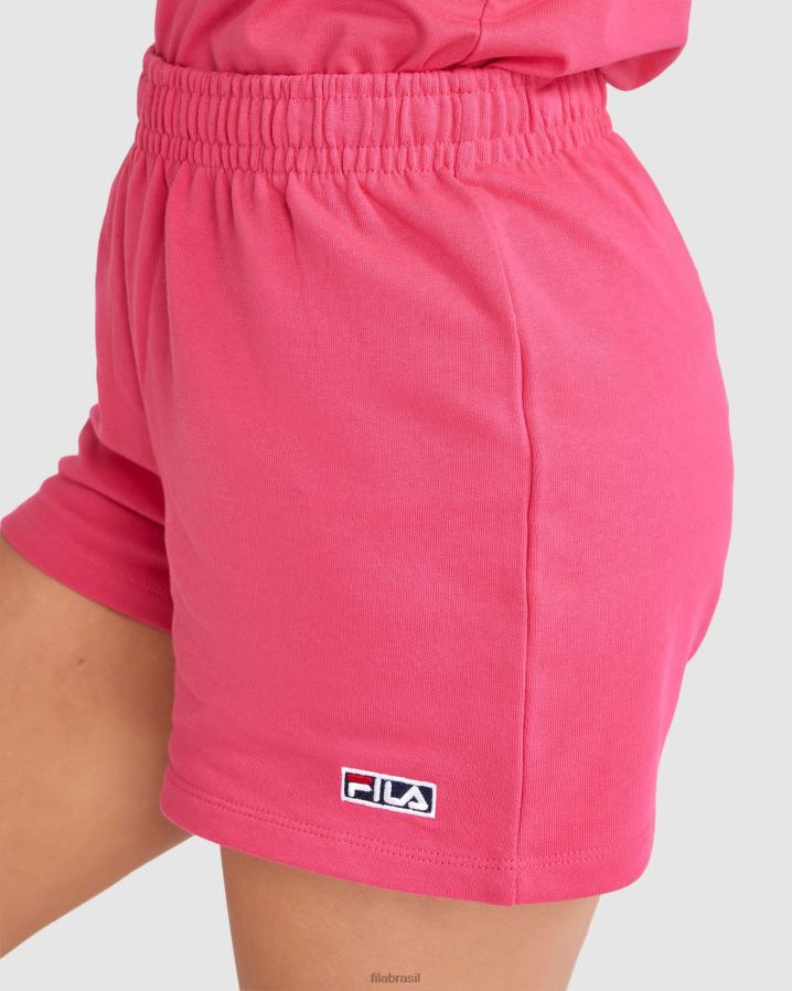 rosa mexicano FILA short fila fila mexicano feminino imogen HXJFD2848