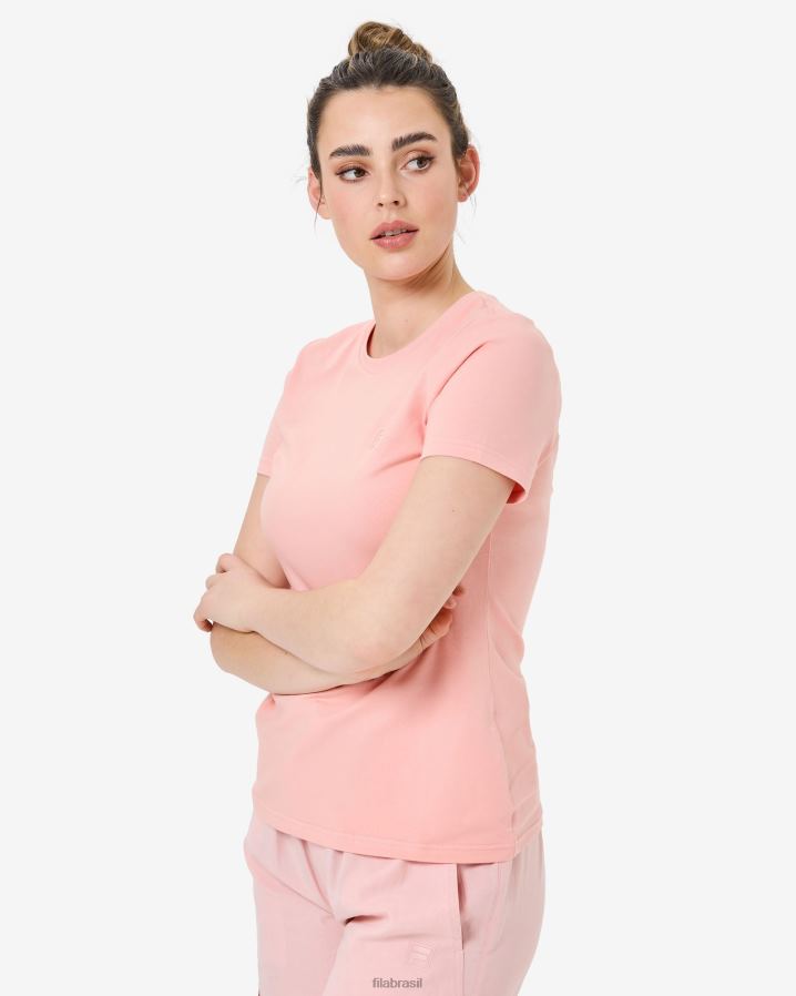 rosa suave FILA camiseta fila yuna rosa HXJFD2937