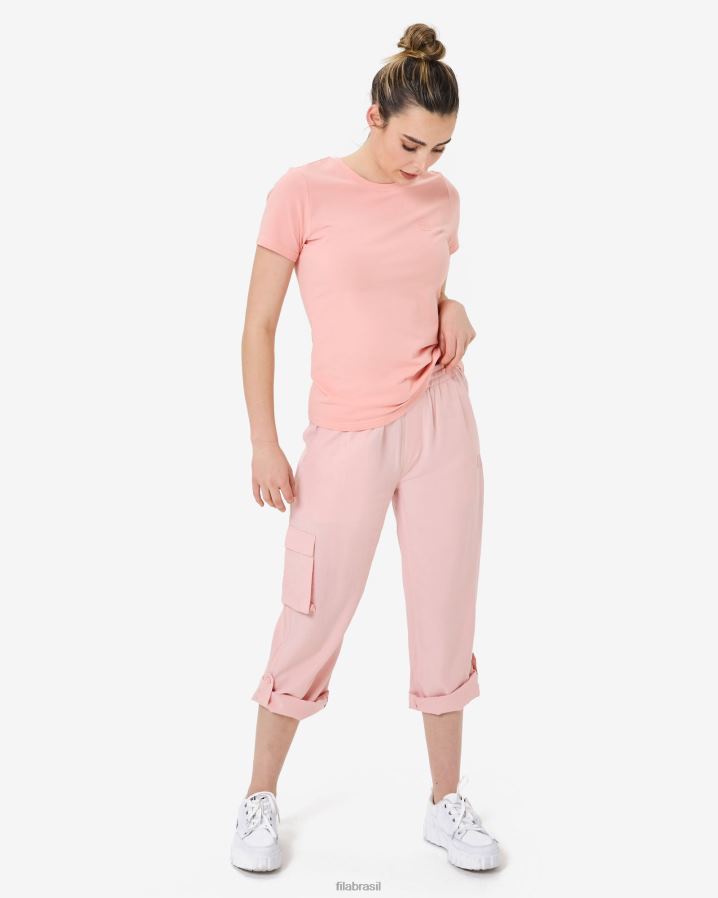 rosa suave FILA camiseta fila yuna rosa HXJFD2937