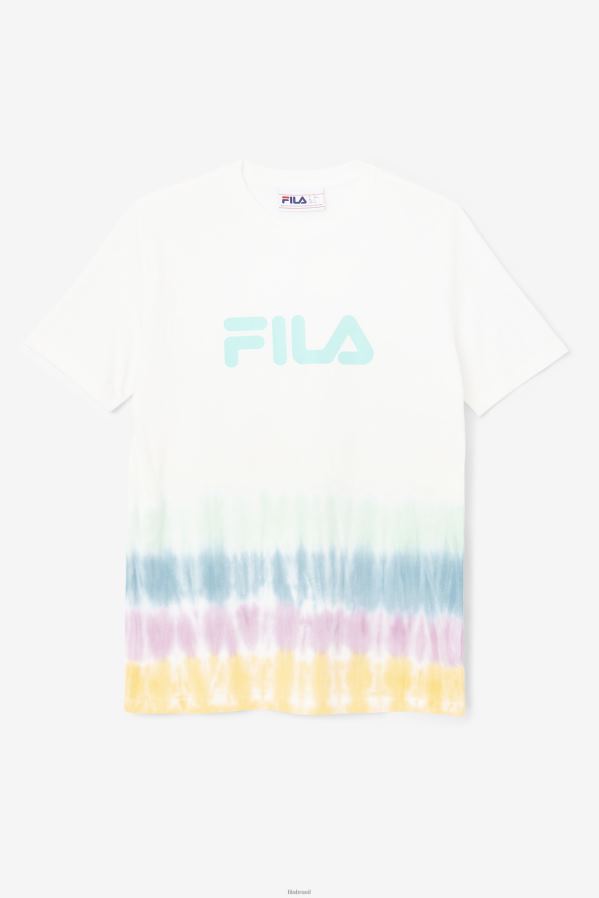 tie-dye branco FILA fila white tie dye alie tie dye tee HXJFD1402