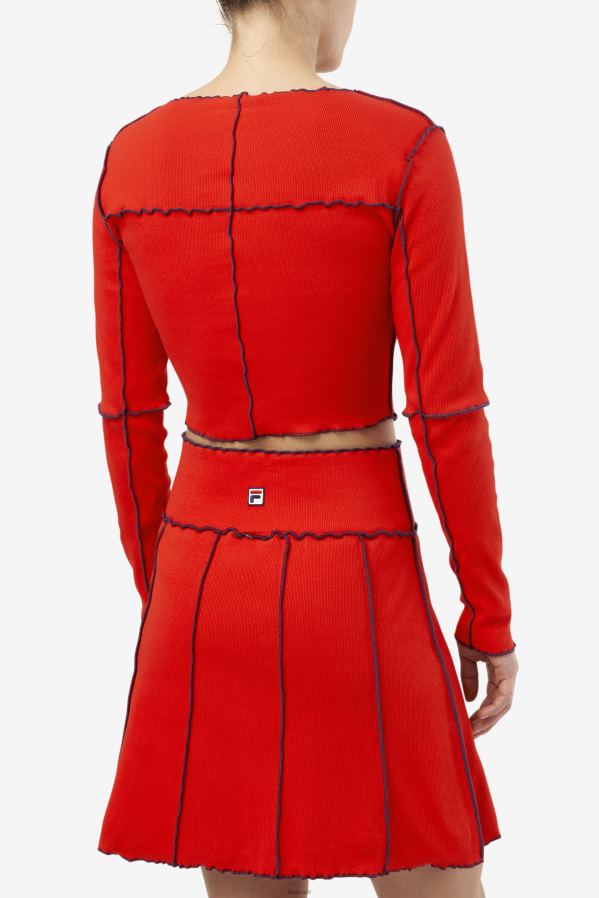 vermelho FILA blusa fila brooklynn vermelha HXJFD1396